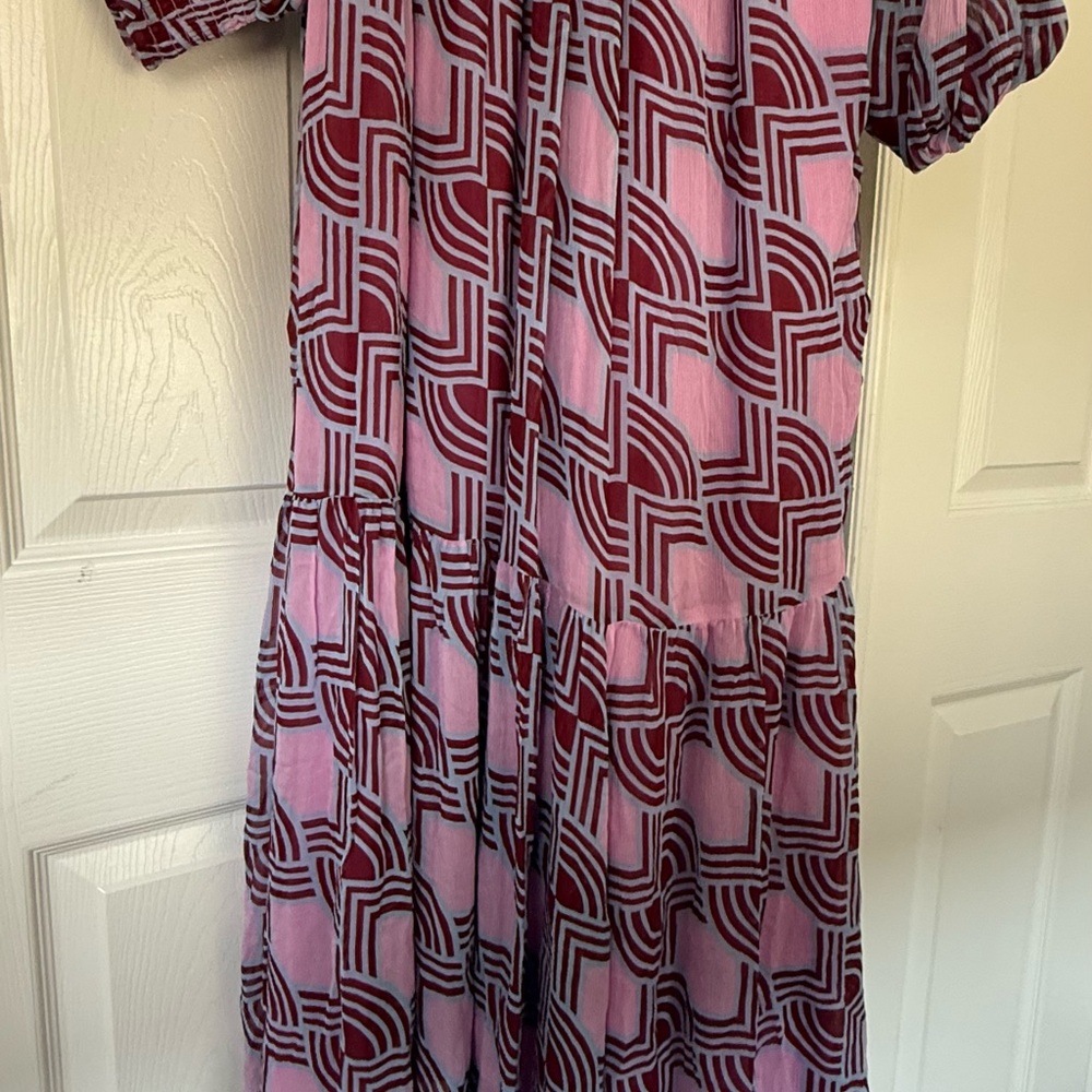 Anthropologie the Odetta Ruffled V-Neck Dress - Picture 11 of 16